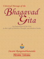 Universal Message of the Bhagavad Gītā: An exposition of the Gita in the Light of Modern Thought and Modern Needs