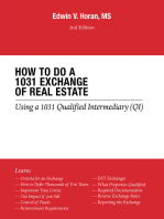 How to Do a 1031 Exchange of Real Estate: Using a 1031 Qualified Intermediary (Qi) 2Nd Edition