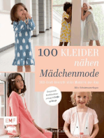 100 Kleider nähen – Mädchenmode: 360-Grad-Ansicht aller Modelle per App – Das geniale Kombinationsprinzip in Größe 92 bis 152 – Mit Schnittmusterbogen als Download