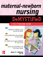 Maternal-Newborn Nursing DeMYSTiFieD: A Self-Teaching Guide