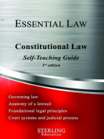 Constitutional Law: Essential Law Self Teaching Guide