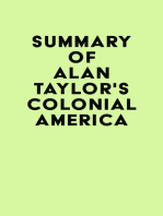 Summary of Alan Taylor's Colonial America