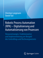 Robotic Process Automation (RPA) - Digitalisierung und Automatisierung von Prozessen: Voraussetzungen, Funktionsweise und Implementierung am Beispiel des Controllings und Rechnungswesens