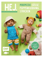 Hej Minimode – Süße Puppenkleidung stricken: 15 Projekte von Mützchen bis Strampler – für 3 Puppengrößen 32-37 cm, 38-43 cm und 44-47 cm (z. B. Babyborn, Götz Muffin)