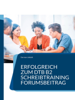 Erfolgreich zum DTB B2, Schreibtraining: Forumsbeitrag