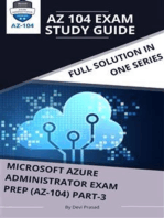 MICROSOFT AZURE ADMINISTRATOR EXAM PREP(AZ-104) Part-3: AZ 104 EXAM STUDY GUIDE