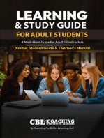 Learning & Study Guide for Adult Students: Teacher's Manual