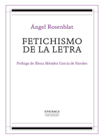 Fetichismo de la letra