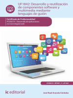 Desarrollo y reutilización de componentes software y multimedia mediante lenguajes de guión. IFCD0210