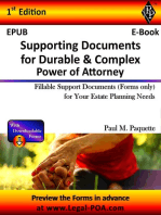 Supporting Documents for Durable & Complex Power of Attorney : Fillable Support Documents (Forms only) for your Estate Planning Needs: Estate Planning Series - Documents & Forms, #2