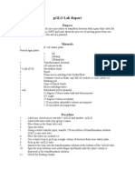 Bio pGLO Lab Report