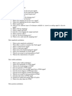 Digital Communications - Viva Voce Questions