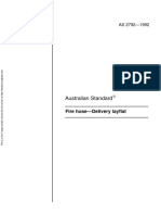 As 2792-1992 Fire Hose - Delivery Layflat