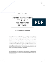 F R o M Pat R I S T I C S To Early Christian