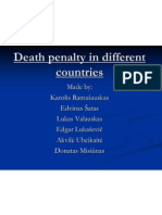 Death Penalty in Different Countries