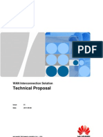 Technical Proposal For The WAN Interconnection Solution (V100R001C00 - 01)