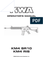 Kwa Operator's Manual - Km4, Sr10, Km4 Ris