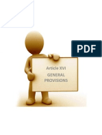 Article Xvi General Provisions