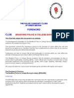 Foreword Club:: Bradford Police & College Boxing Academy