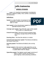 Lecture 2-Speed Studies