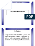 Negotiable Instruments Act