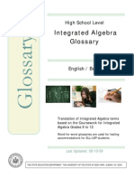 Algebra Bilingual Glossary Bengali-English
