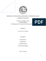 Acuminata) Fertilizers