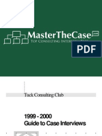 Tuck Casebook 2000 For Case Interview Practice - MasterTheCase