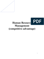 Human Resource Management (Competitive Advantage)