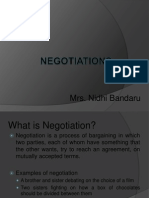 Business Negotiations