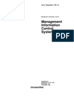 Management Information Control System: Unclassified
