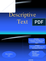 Descriptive Text