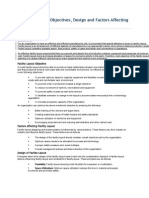 Facility Layout - Objectives, Design and Factors Affecting The Layout