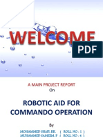 Robotic Aid For Commando Operation