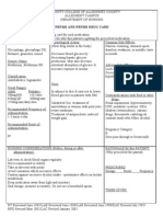 Nrn101 and Nrn102 Drug Card: 500mg BID 10-16yrs 850mg QD 2000mg Max 2550mg Max Daily Dose