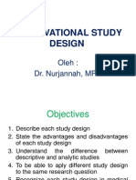 Observational Study Design