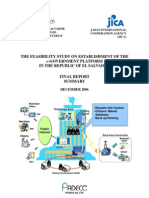 El Salvador Feasibility Study of Egovernment JICA Summary