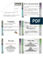 Error and Uncertainty: General Statistical Principles