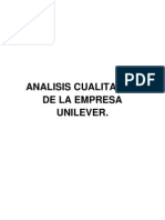 Analisis Cualitativo de La Empresa Unilever