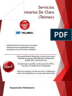 Servicios Suplementarios de Claro (Telmex)