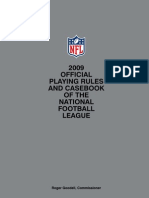 2009 Complete NFL Rulebook