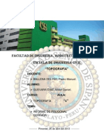 Informe de Poligonal Cerrada