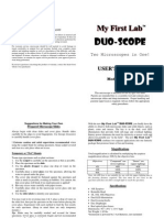 C&A MFL06, Microscopio Óptico Dual, Manual English