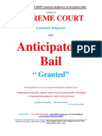 E Book of SUPREME COURT Landmark Judgments ON Anticipatory Bail " Granted"