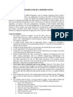 Dissertation Guidelines For Students - 2010-13