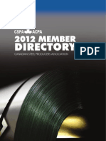 Canadian Steel Producers 2012 Member Directory en Final 8 Nov 2011