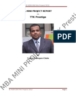 MBA Mini Project by Tushar N. Chole