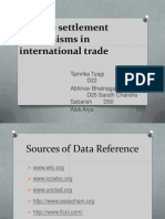 Dispute Settlement Mechanisms in International Trade