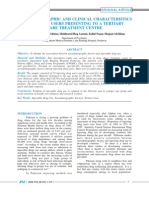 Sociodemographic and Clinical Characteristics of Iv Drug Users Presenting To A Tertiary Care Treatment Centre