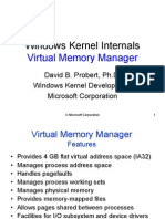 Windows Kernel Internals Virtual Memory Manager - I PDF